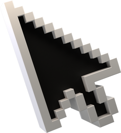 3D Pixelated Cursor